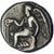 Moeda, Bruttium, Stater, ca. 420-400 BC, Terina, VF(30-35), Prata, HN Italy:2600