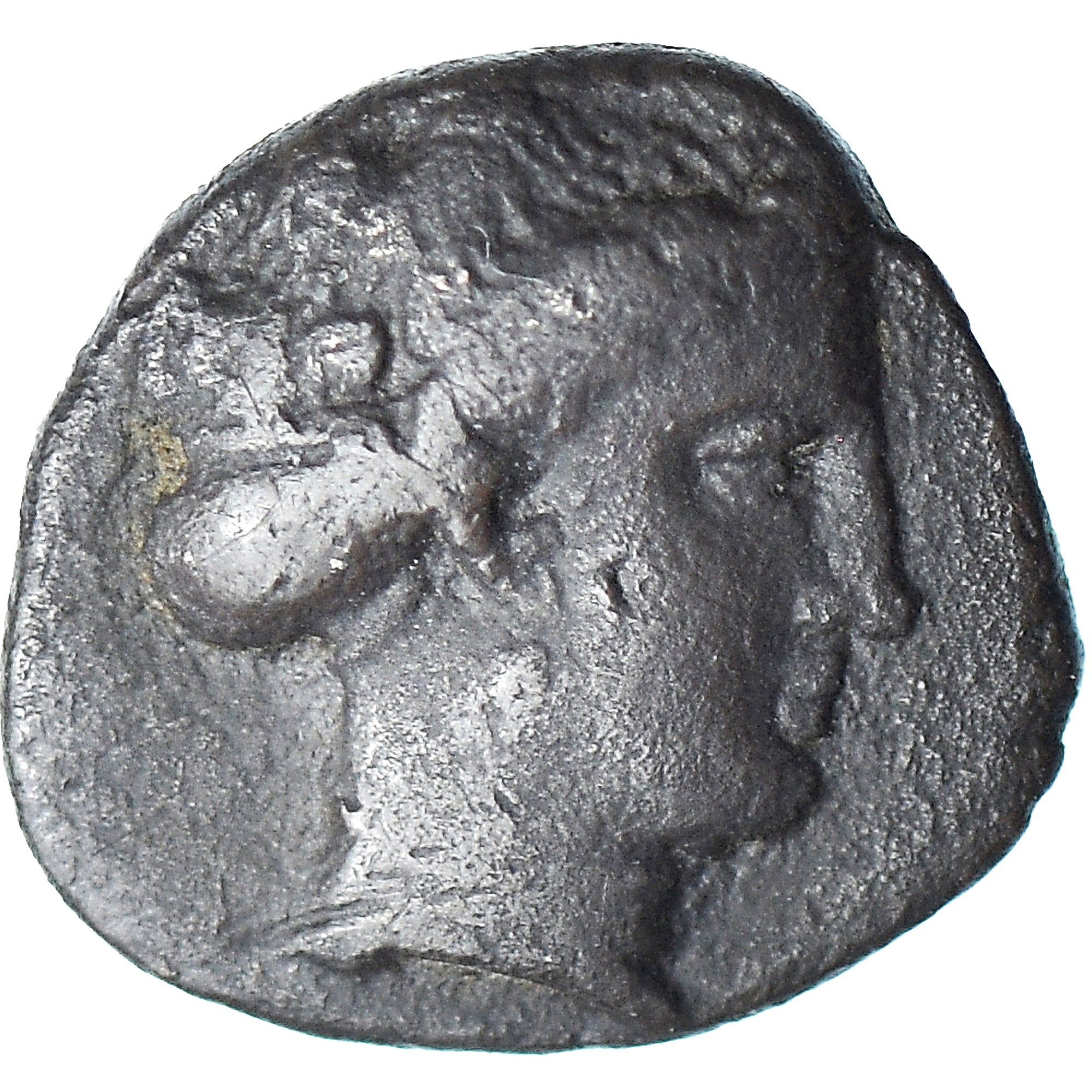 Munten, Bruttium, Triobol, ca. 400-356 BC, Terina, FR+, Zilver, HN Italy:2632