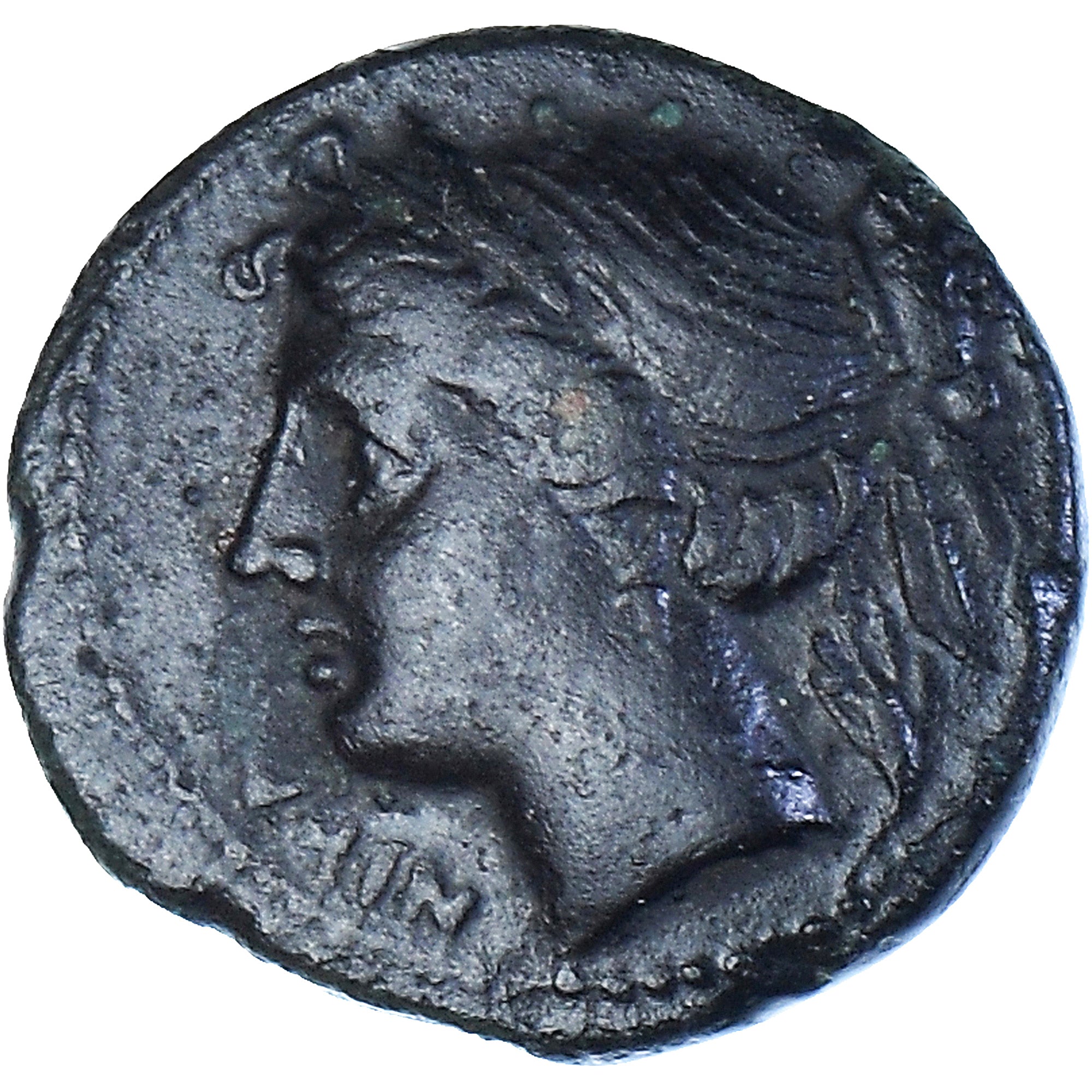 Munten, Bruttium, Æ, ca. 216-214 BC, ZF+, Bronzen, SNG-Cop:1681
