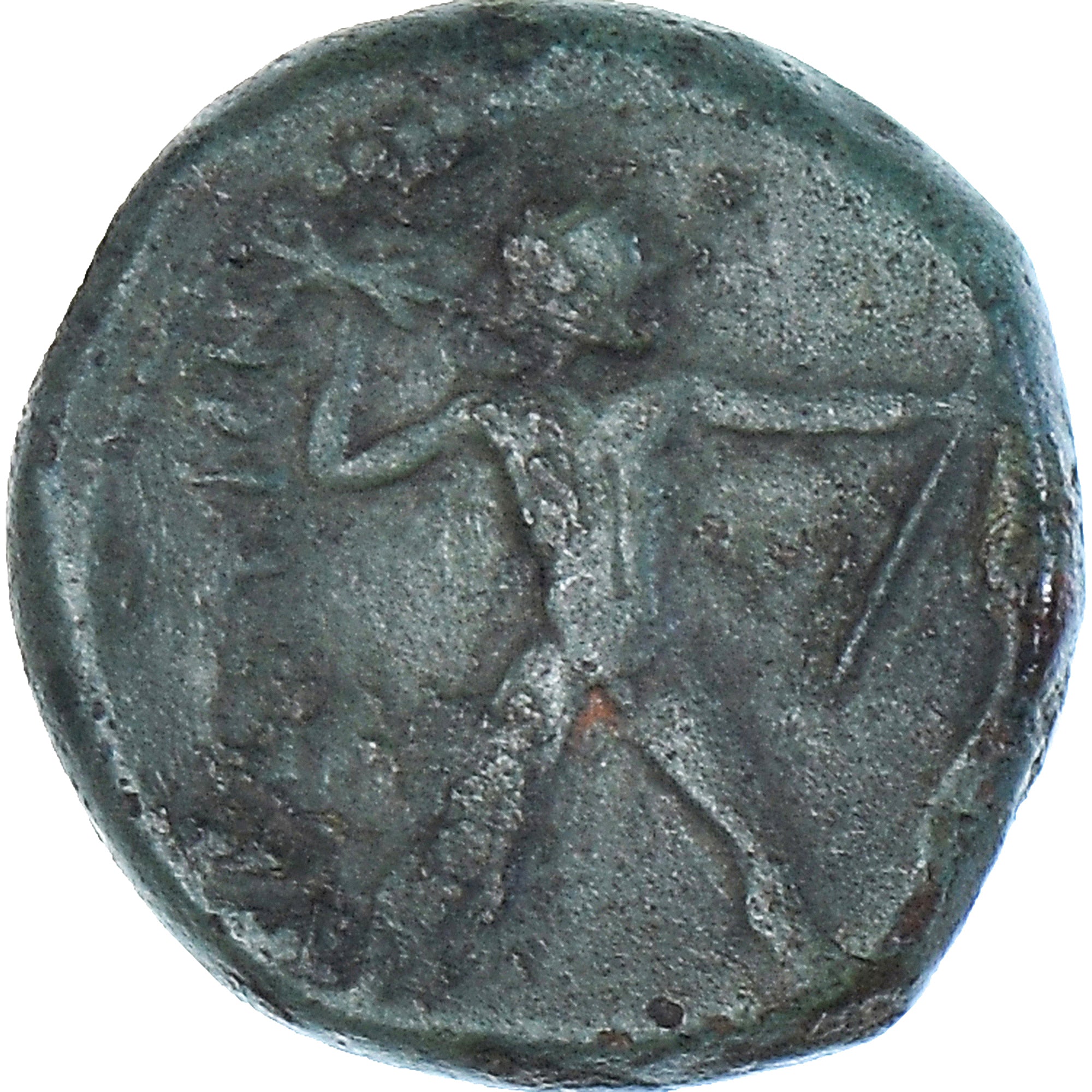 Münze, Bruttium, Æ, ca. 216-214 BC, S+, Bronze, HN Italy:1943