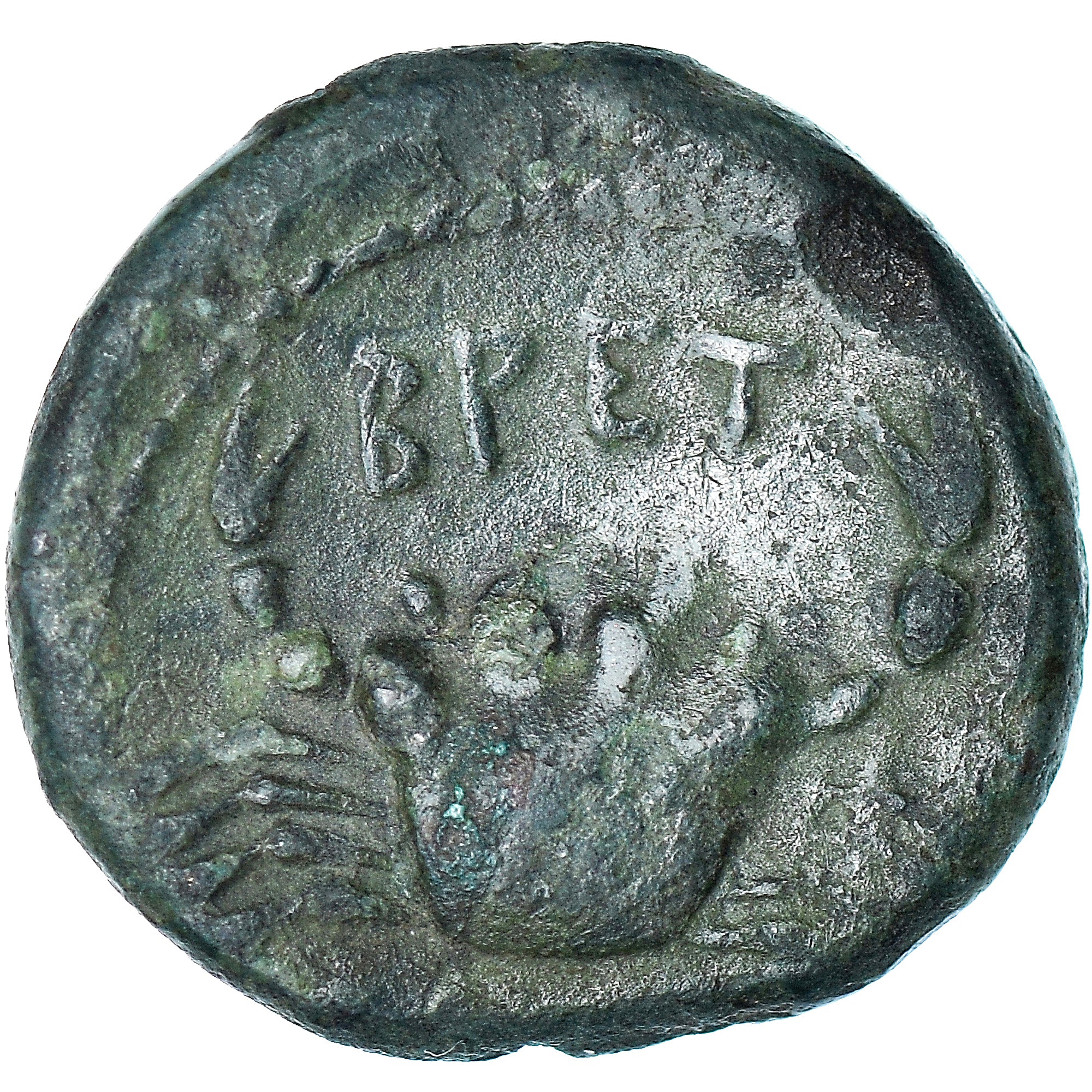 Munten, Bruttium, Æ, ca. 216-214 BC, FR+, Bronzen, HN Italy:1944