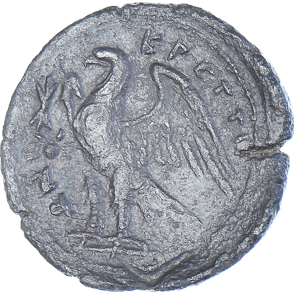 Coin, Bruttium, Æ, ca. 214-211 BC, VF(30-35), Bronze, SNG-Cop:1673