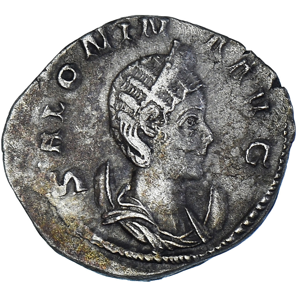 Moeda, Salonina, Antoninianus, 257-258, Lugdunum, AU(50-53), Lingote, RIC:6