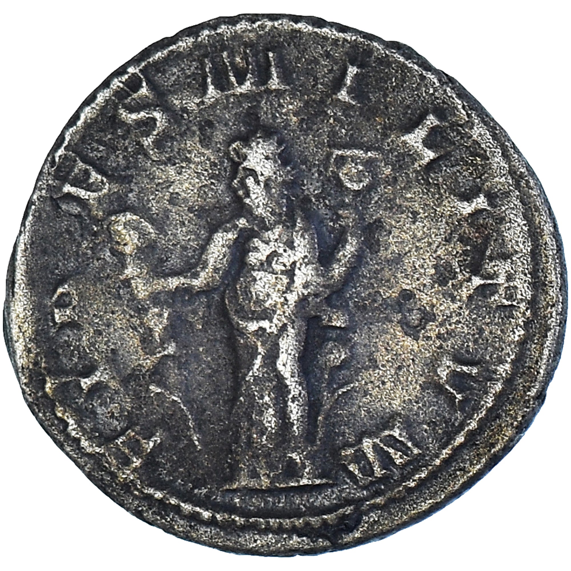 Moneta, Valerian I, Antoninianus, 253, Rome, EF(40-45), Bilon, RIC:89