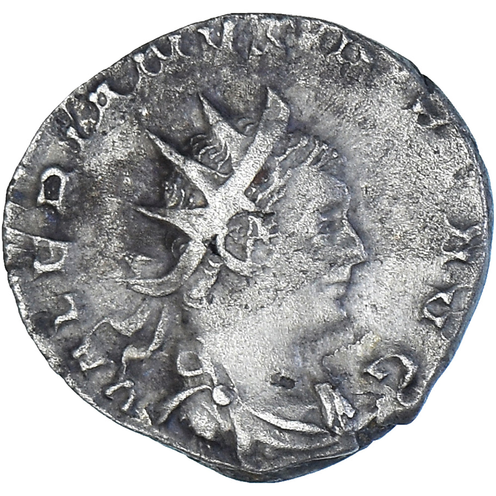 Moneda, Valerian I, Antoninianus, 258-259, Lugdunum, MBC, Vellón, RIC:12