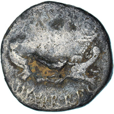 Coin, Marcus Antonius, Denarius, 32-31 BC, Traveling Mint, Fourrée, F(12-15)