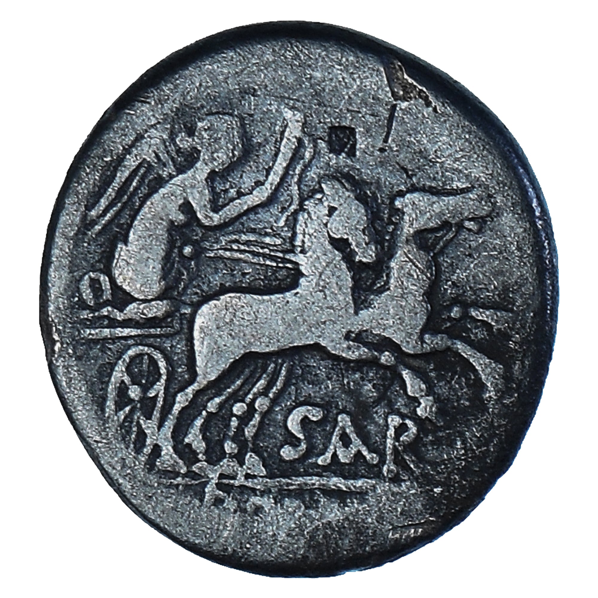 Coin, Atilia, Denarius, 155 BC, Rome, VF(20-25), Silver, Crawford:199/1b