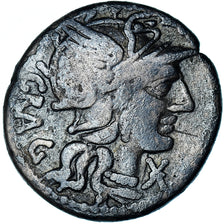 Moneta, Antestia, Denarius, 136 BC, Rome, MB+, Argento, Crawford:238/1