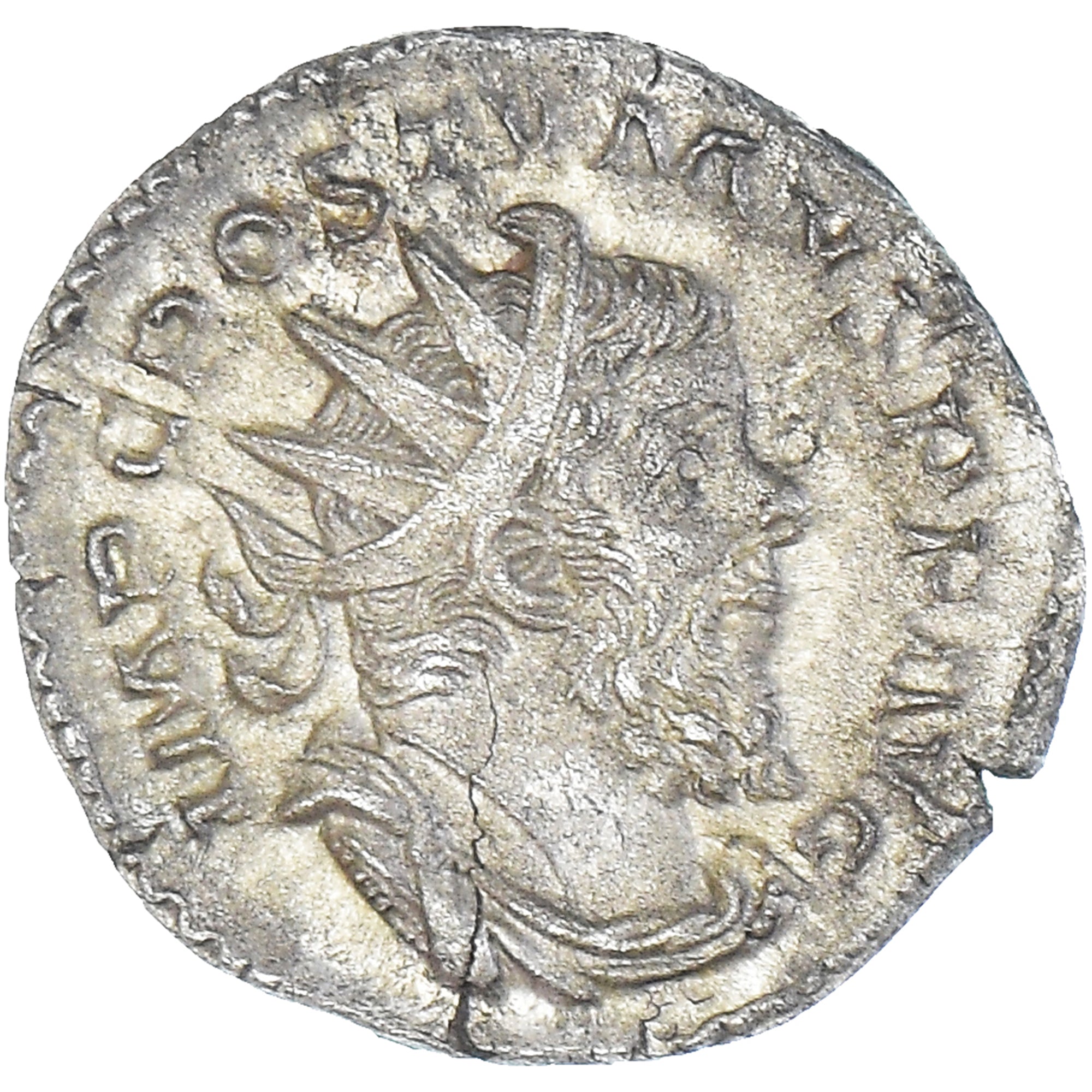 Moeda, Postumus, Antoninianus, 260-269, Cologne, AU(50-53), Lingote, RIC:93