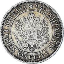 Coin, Finland, Alexander III, Markka, 1892, Helsinki, EF(40-45), Silver, KM:3.2