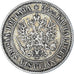 Moneda, Finlandia, Alexander III, Markka, 1892, Helsinki, MBC, Plata, KM:3.2