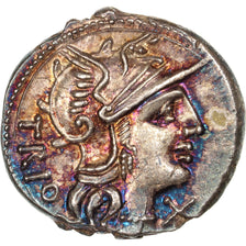 Coin, Lucretia, Denarius, 136 BC, Rome, MS(63), Silver, Crawford:237/1a
