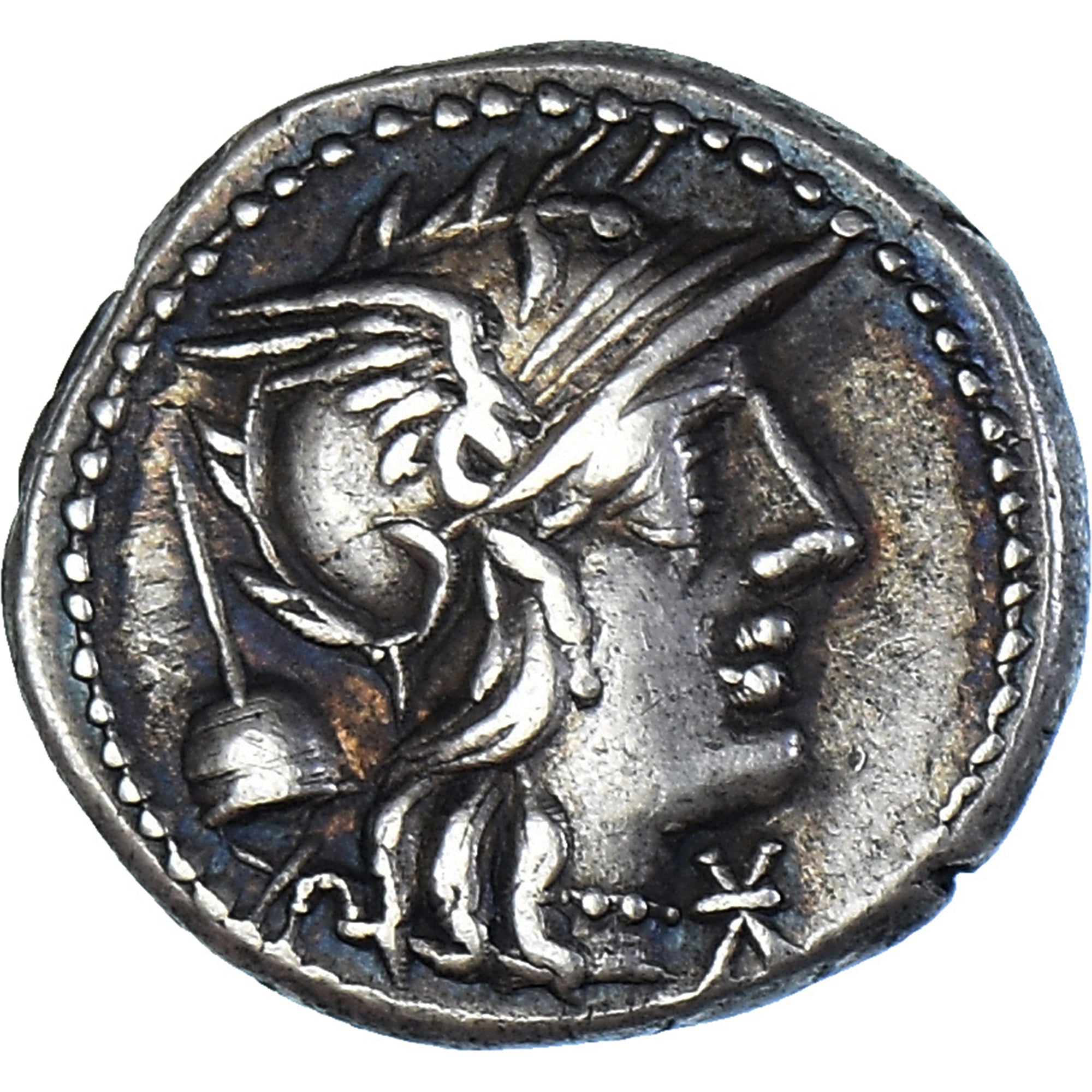 Coin, Quinctia, Denarius, 126 BC, Rome, AU(50-53), Silver, Crawford:267/1