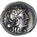 Coin, Quinctia, Denarius, 126 BC, Rome, AU(50-53), Silver, Crawford:267/1