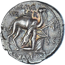 Moneta, Aemilia, Denarius, 58 BC, Rome, BB+, Argento, Crawford:422/1b