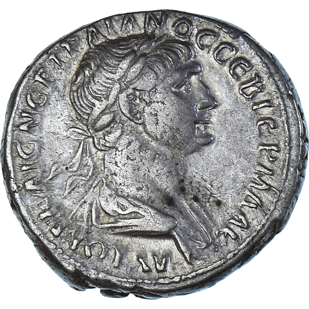 Coin, Cappadocia, Trajan, Tridrachm, 112-117, Caesarea, AU(50-53), Billon