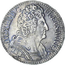 Moeda, França, Louis XIV, 1/2 Ecu aux trois couronnes, 1712, Troyes, AU(50-53)