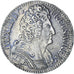 Moeda, França, Louis XIV, 1/2 Ecu aux trois couronnes, 1712, Troyes, AU(50-53)