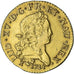 Moneda, Francia, Louis XV, Louis d'or Mirliton, Grandes Palmes, 1724, Toulouse