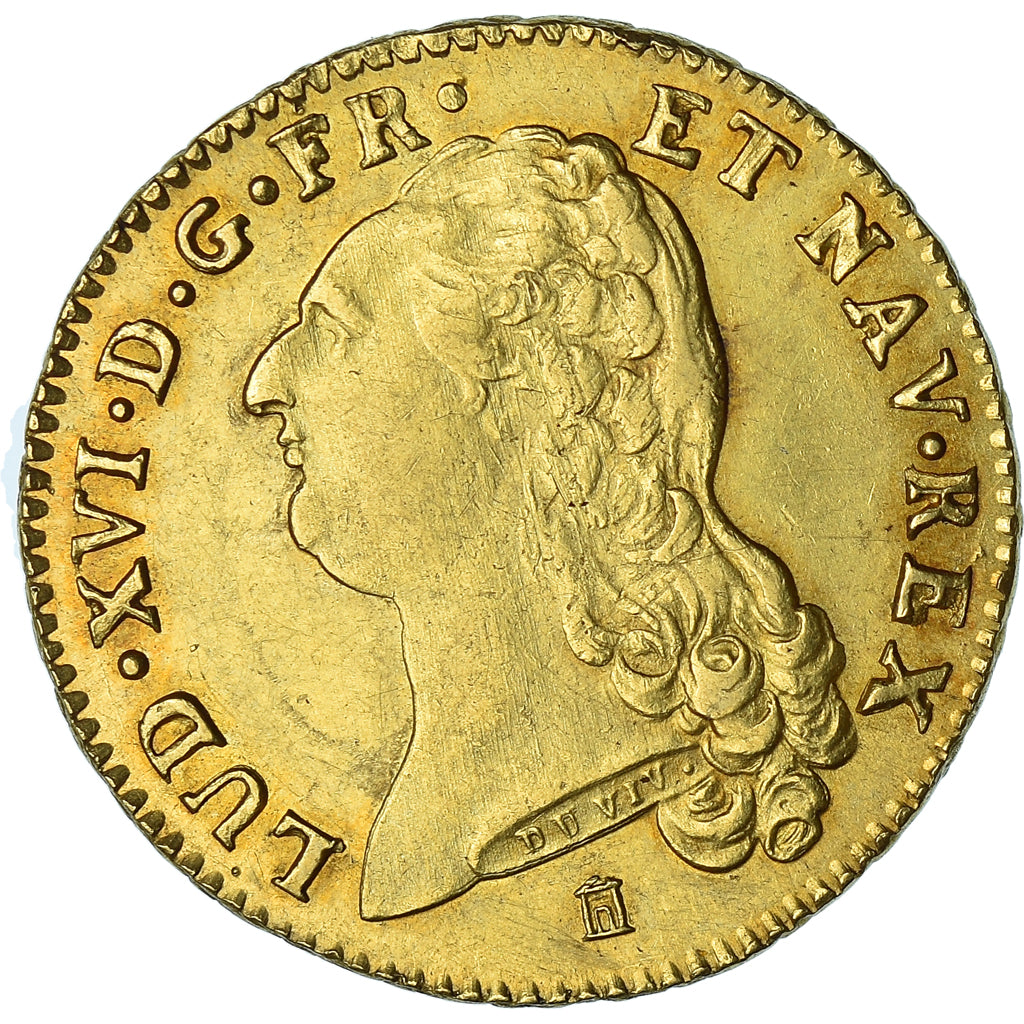 Moneta, Francia, Louis XVI, Double Louis d'or à la tête nue, 1788, Bordeaux