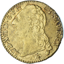 Moneta, Francja, Louis XVI, Louis d'or à la tête nue, 1787, Paris, VF(30-35)