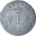Munten, Frankrijk, Louis XV, Double Sol, 1740, Reims, FR+, Billon, Gadoury:281