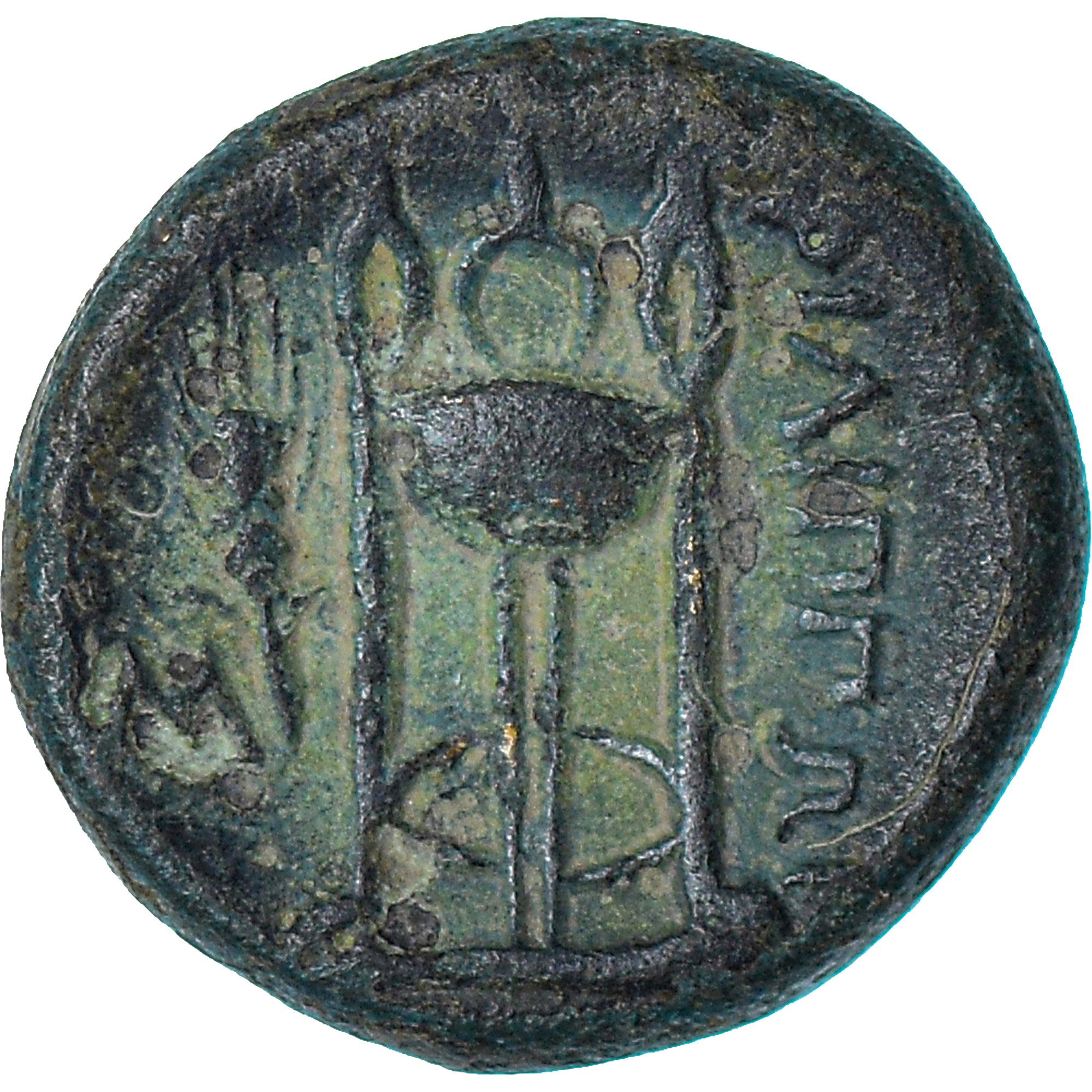 Coin, Macedonia, Æ Unit, 4th-3rd century BC, Philippi, EF(40-45), Bronze