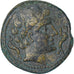 Iberia - Sekaisa, As, 1st century BC, Zaragoza, Bronze, EF(40-45)