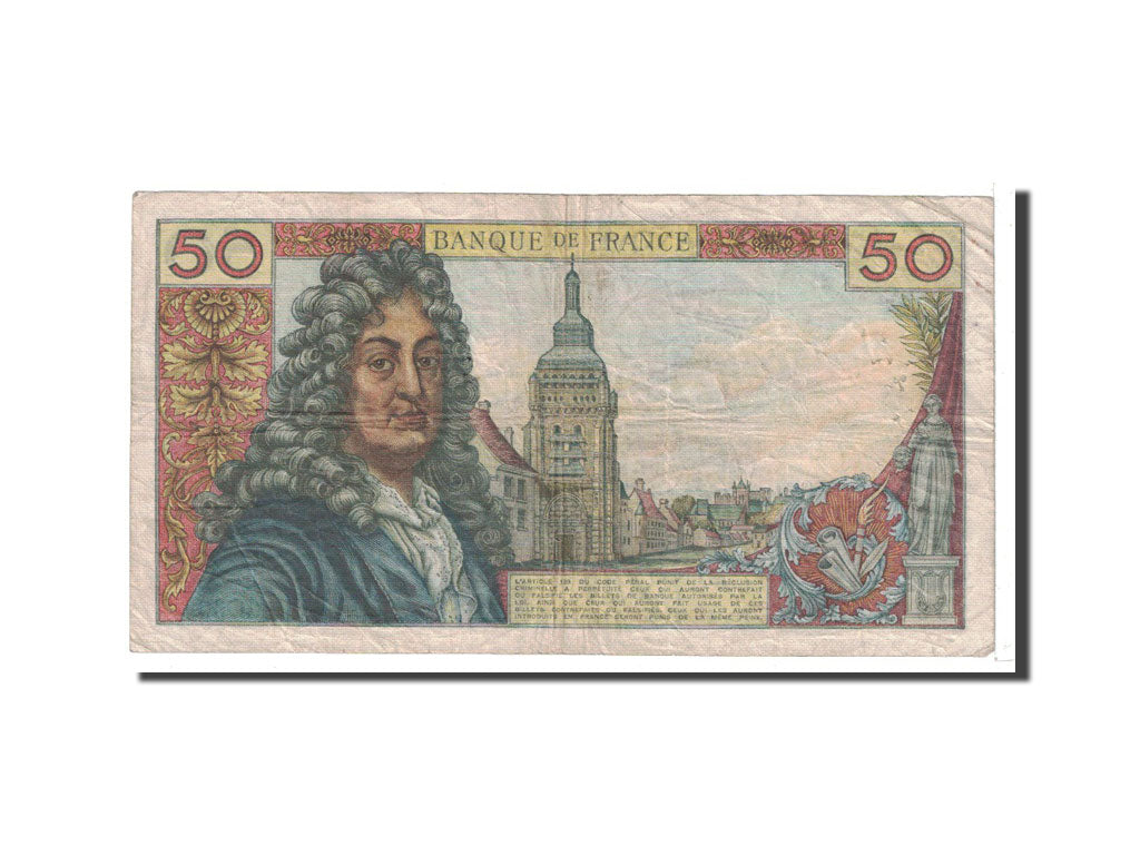 Banconote, Francia, 50 Francs, 1963, 1963-07-11, MB+, Fayette:64.6, KM:148a