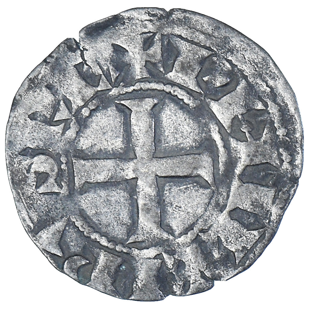 Coin, France, Philip II, Denier, 1180-1223, Saint-Martin de Tours, AU(50-53)