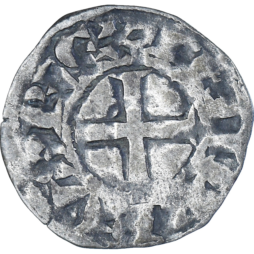 Coin, France, Philip II, Denier, 1180-1223, Saint-Martin de Tours, EF(40-45)