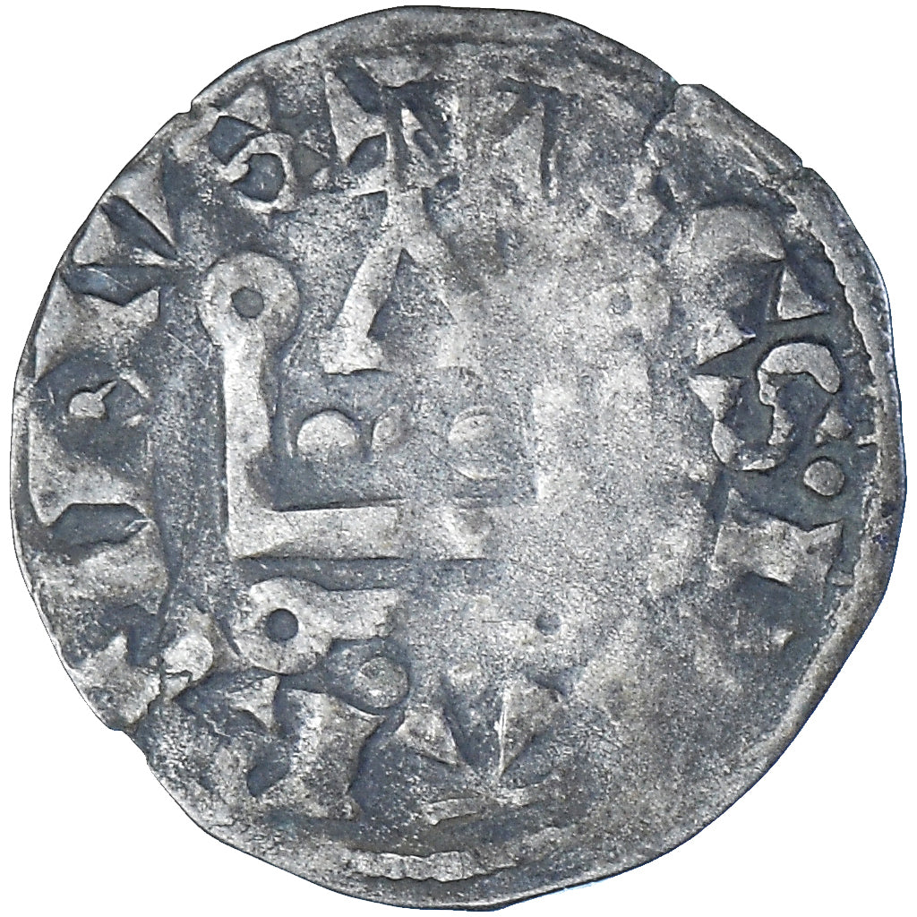 Coin, France, Philip II, Denier, 1180-1223, Saint-Martin de Tours, EF(40-45)