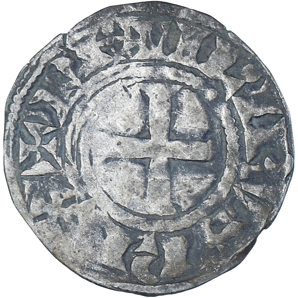 Coin, France, Philip II, Denier, 1180-1223, Saint-Martin de Tours, EF(40-45)
