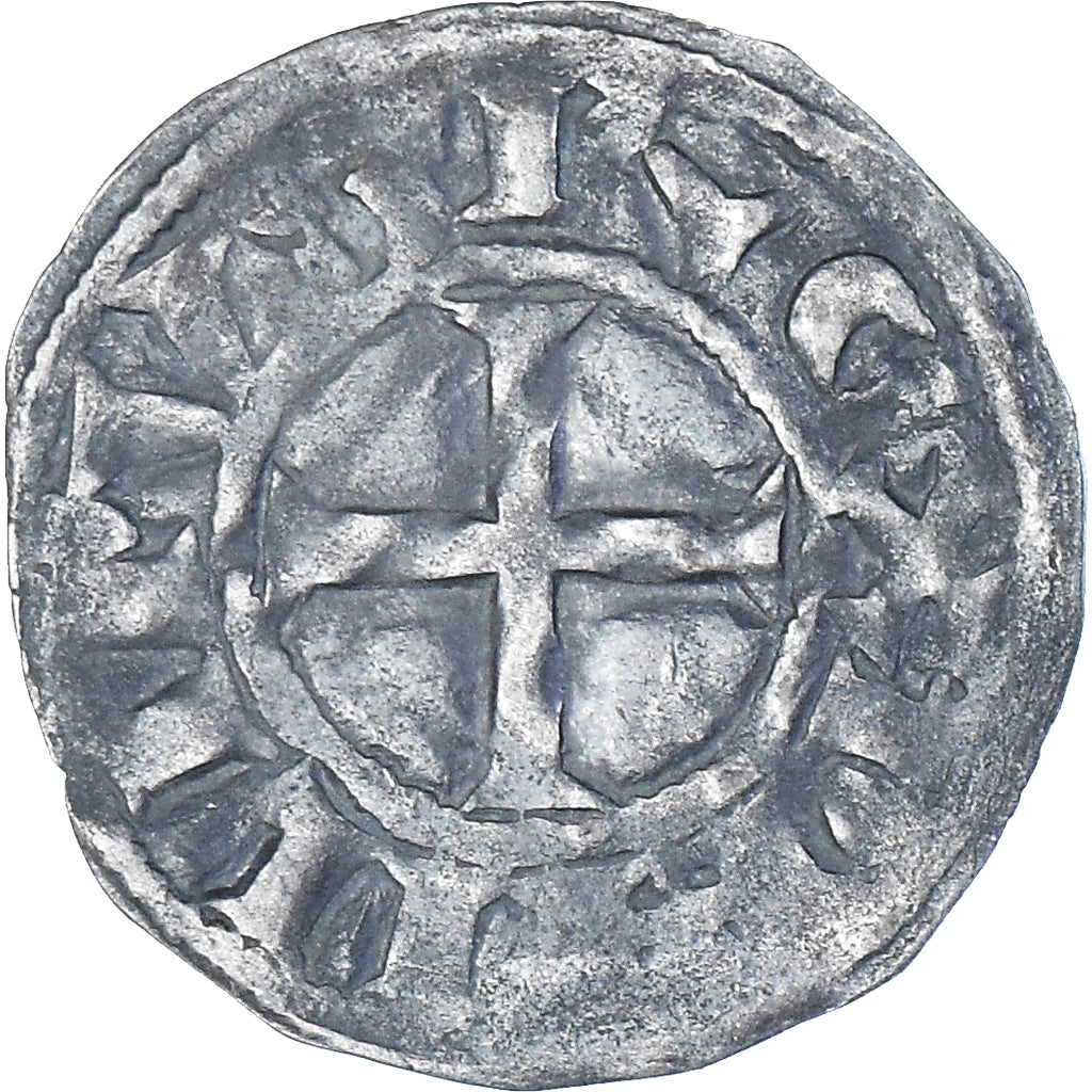 Coin, France, Philip II, Denier, 1180-1223, Saint-Martin de Tours, EF(40-45)