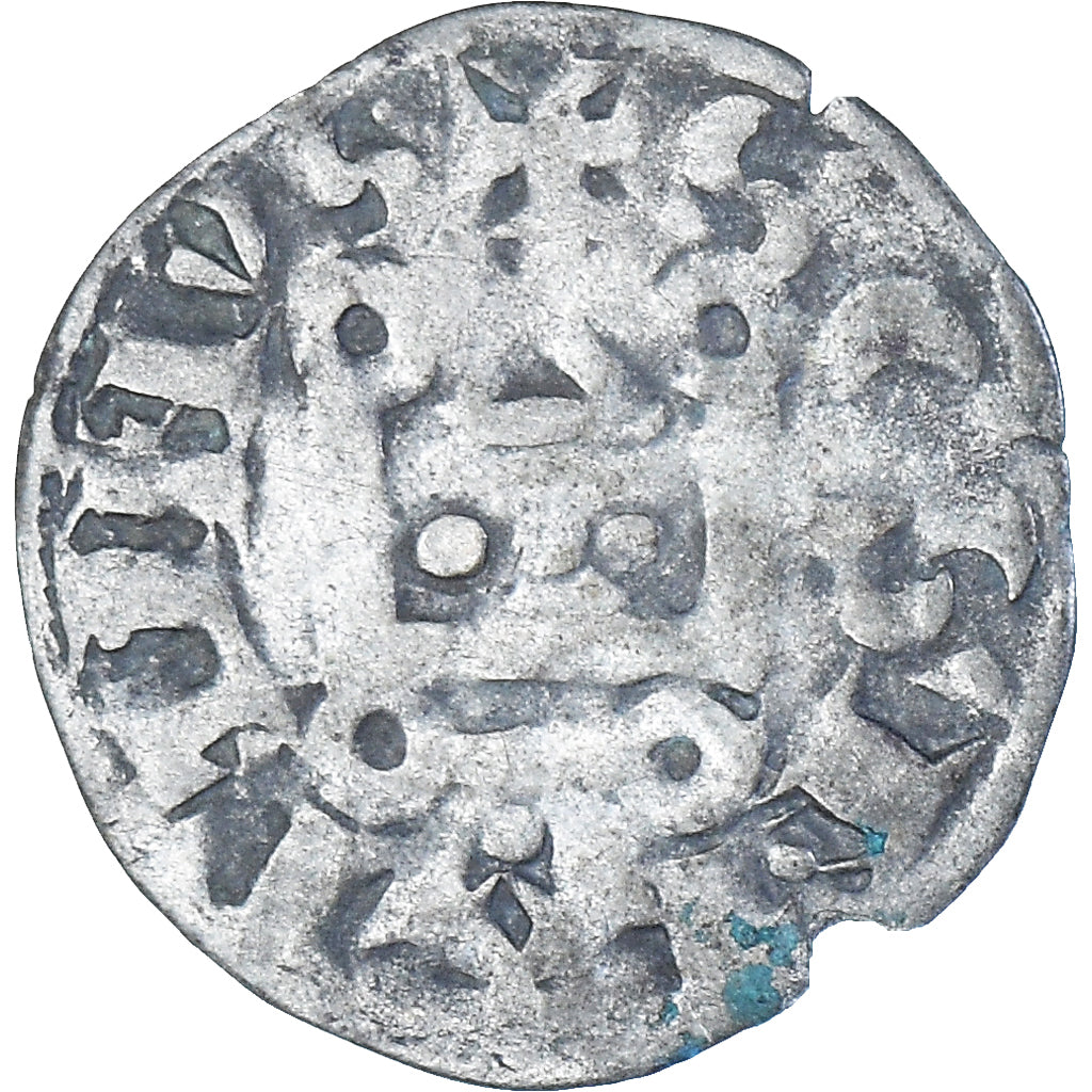 Coin, France, Philip II, Denier, 1180-1223, Saint-Martin de Tours, VF(30-35)