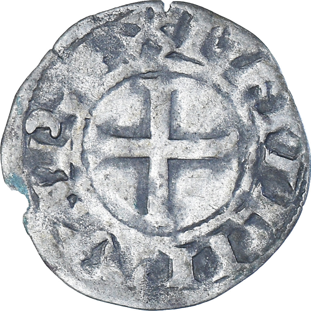 Coin, France, Philip II, Denier, 1180-1223, Saint-Martin de Tours, VF(30-35)