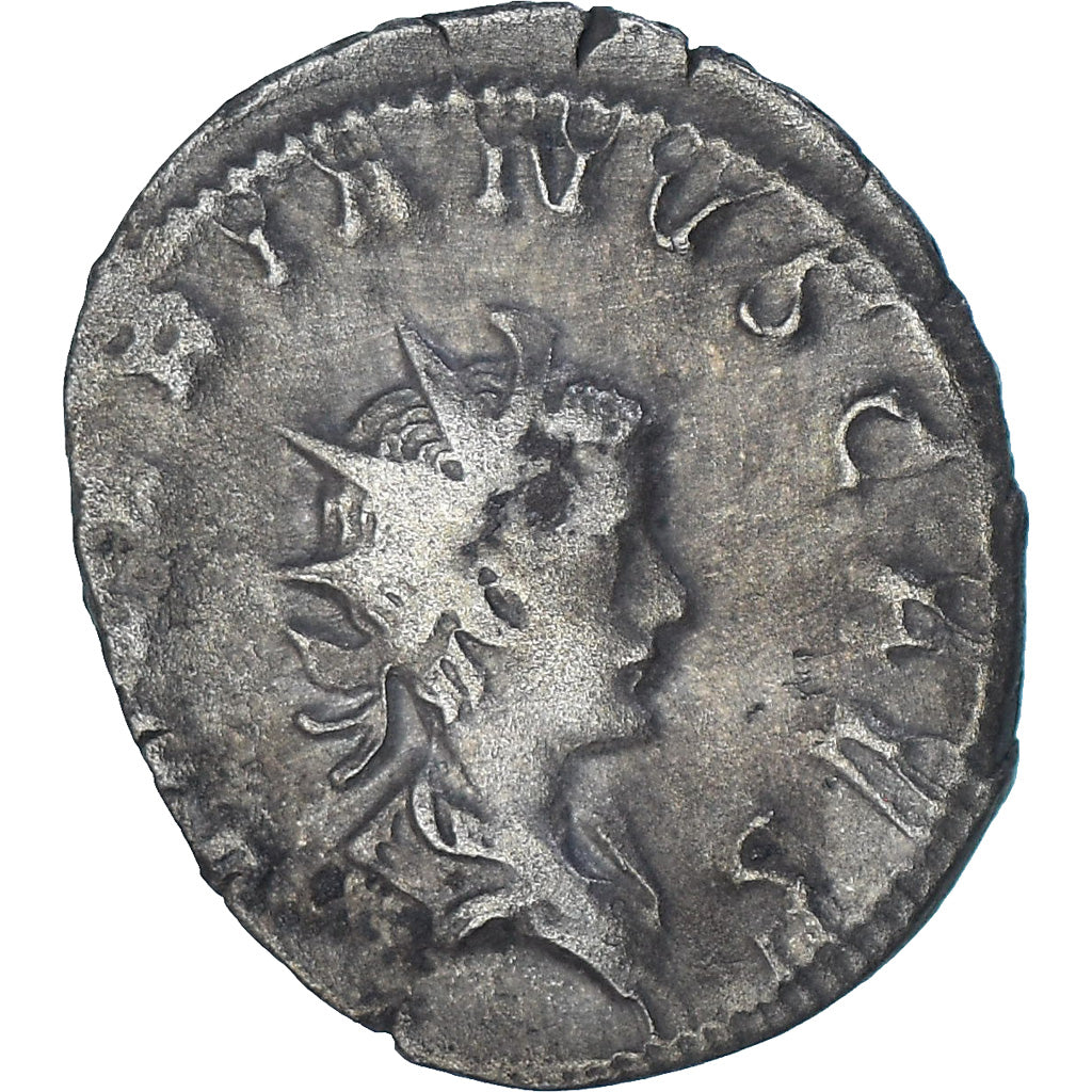 Moeda, Valerian II, Antoninianus, 255, Lugdunum, VF(30-35), Lingote, RIC:3
