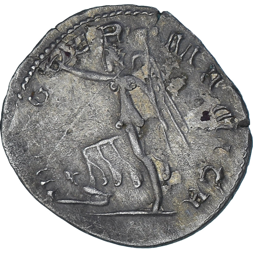 Moneda, Gallienus, Antoninianus, 258-259, Lugdunum, MBC, Vellón, RIC:44