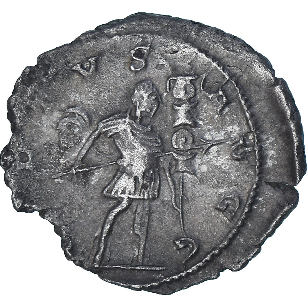 Moneta, Gallienus, Antoninianus, 258-259, Lugdunum, BB+, Biglione, RIC:58