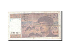 France, 20 Francs, 1997, KM:151c, Undated, EF(40-45), Fayette:66 ter.2