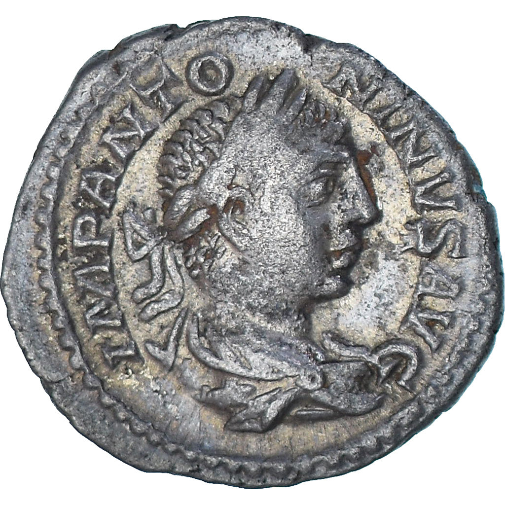 Moneta, Elagabalus, Denarius, 219, Rome, EF(40-45), Srebro, RIC:21
