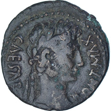 Coin, Augustus, As, 10-6 BC, Lugdunum, EF(40-45), Bronze, RIC:I-230