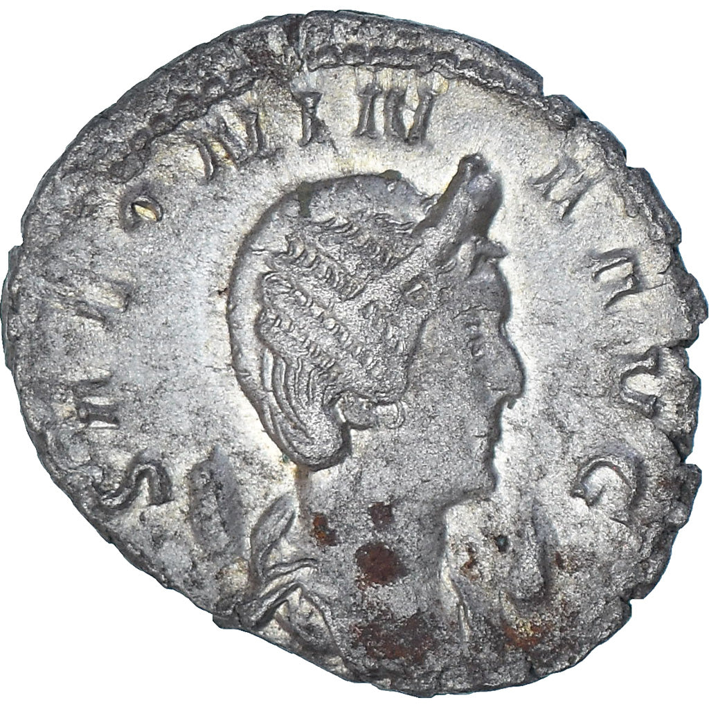 Moeda, Salonina, Antoninianus, 258, Lugdunum, AU(50-53), Lingote, RIC:5