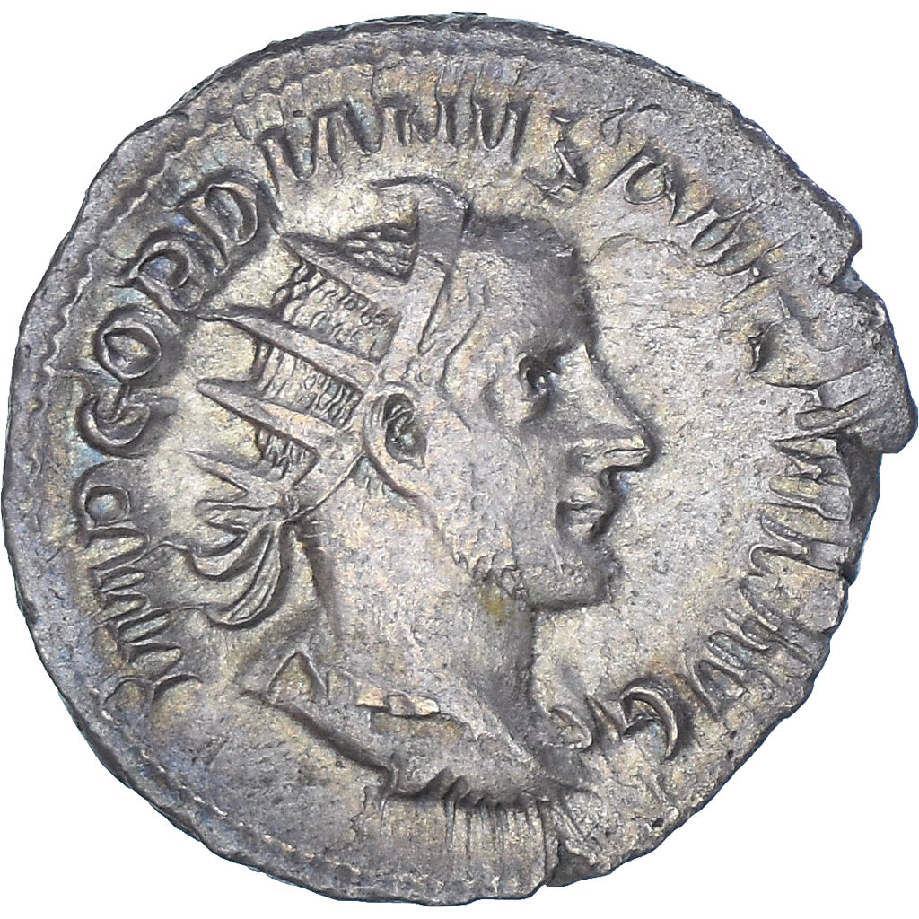 Moeda, Gordian III, Antoninianus, 243-244, Rome, AU(50-53), Lingote, RIC:140