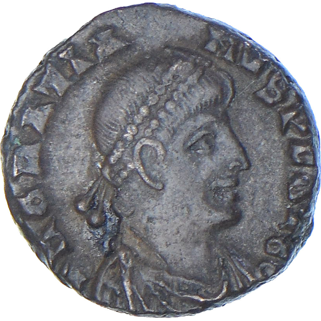 Coin, Gratian, Follis, 367-383, Uncertain Mint, EF(40-45), Bronze