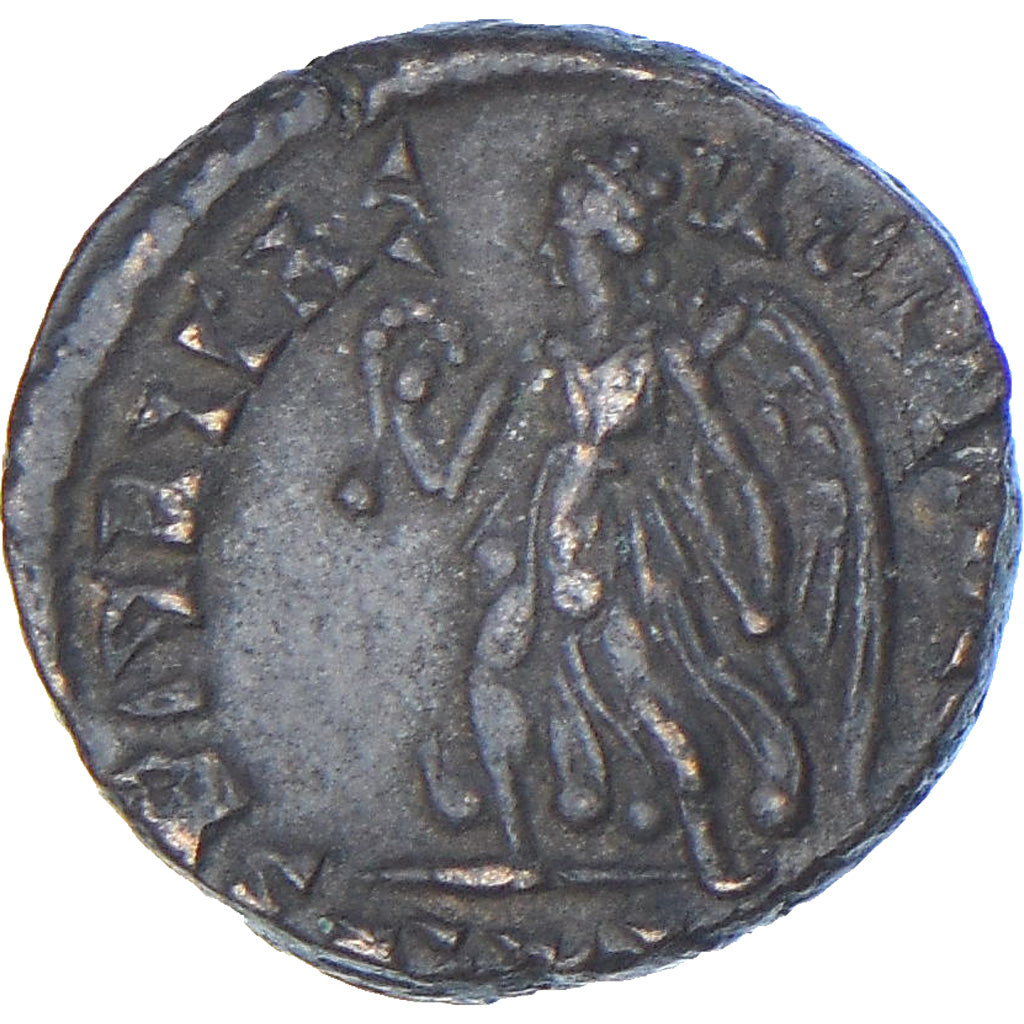 Coin, Gratian, Follis, 367-383, Uncertain Mint, EF(40-45), Bronze
