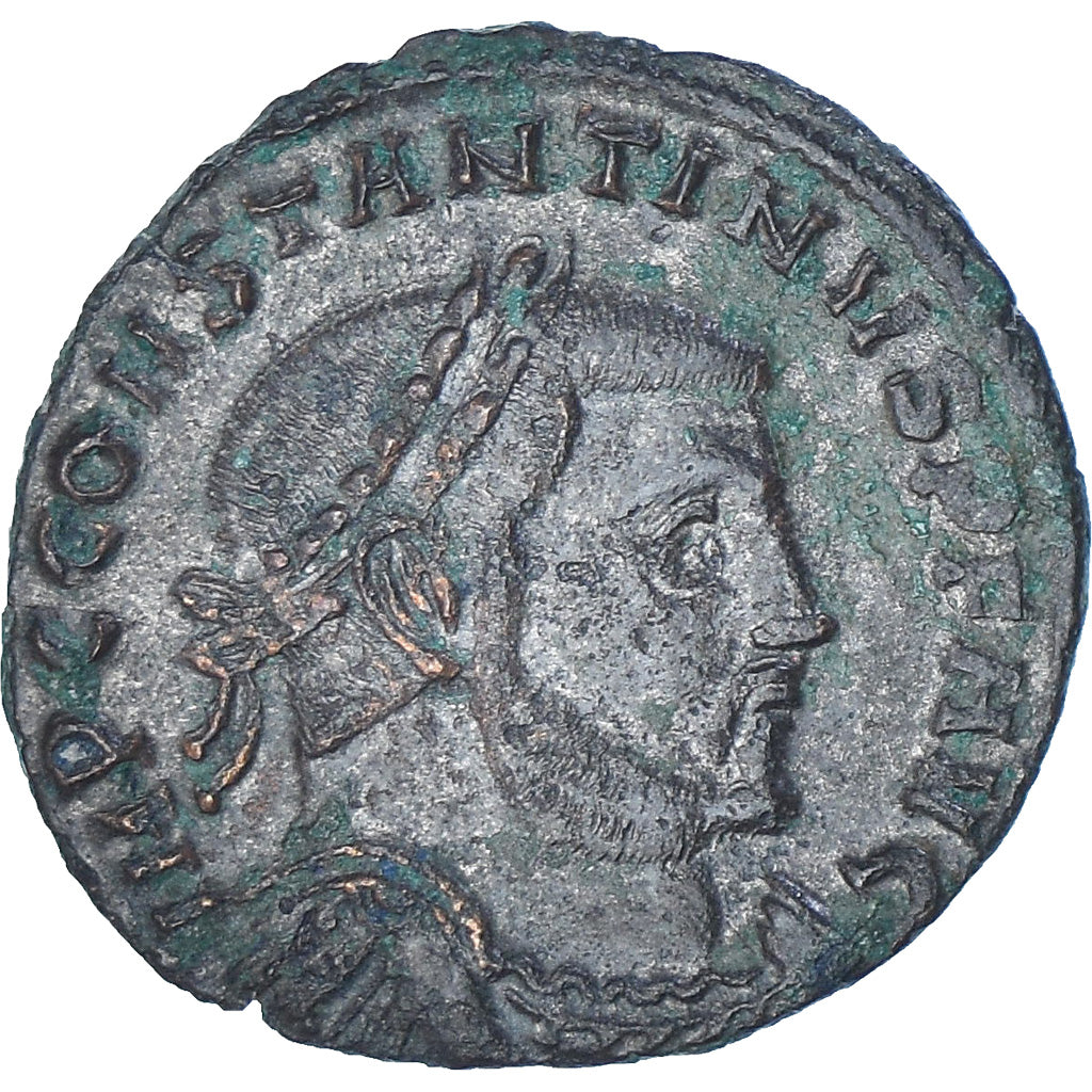 Munten, Constantijn I, Follis, 312-313, Thessalonica, ZF+, Bronzen, RIC:61b