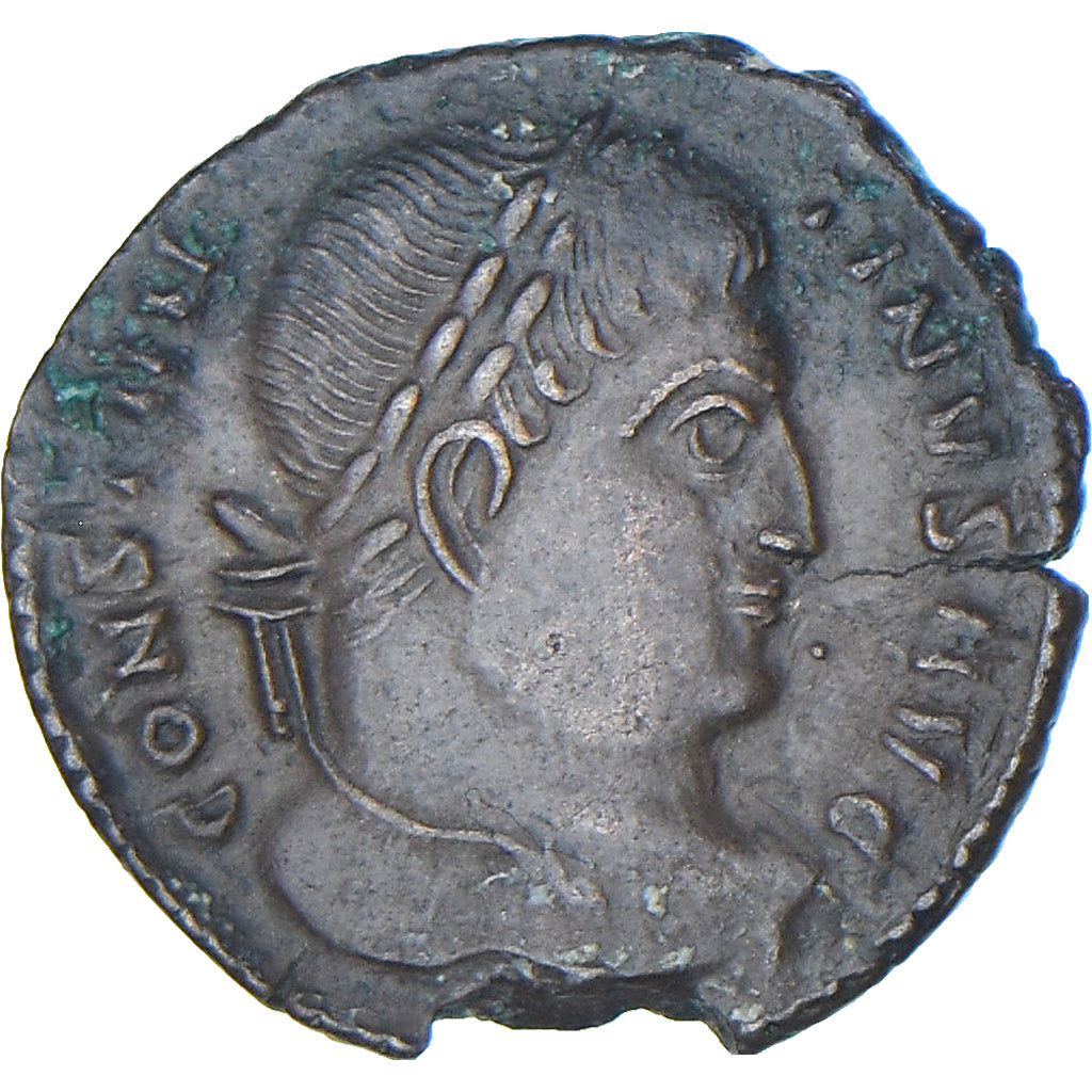 Monnaie, Constantin I, Follis, 322-323, Arles, TTB+, Bronze, RIC:257