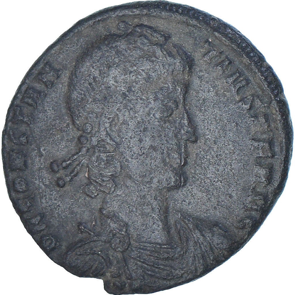 Münze, Constantius II, Follis, 337-361, Uncertain Mint, S+, Bronze