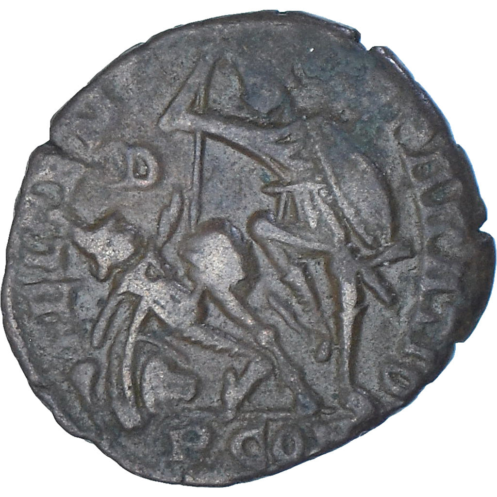 Münze, Constantius II, Follis, 353-355, Arles, SS, Bronze, RIC:215